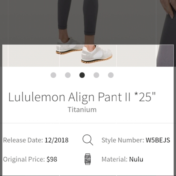 RARE 🍋 LULULEMON 🍋 Align 25" Size 8 - Picture 13 of 14